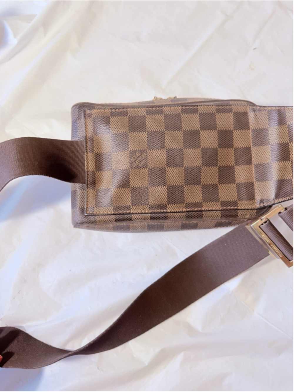 Louis Vuitton LV Shoulder Bag Geronimos Ebene Brown Damier - Picture 13 of 16